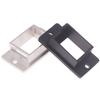 RJ45 1-Port Metallschraube Metall-Panelmontage Keystone-Adapterhalter Langes leeres Montageblech Rahmen Modul