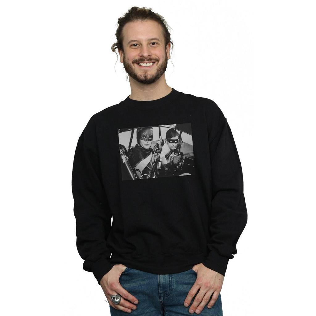 DC Comics Mens Batman TV Series Ready For Action Sweatshirt