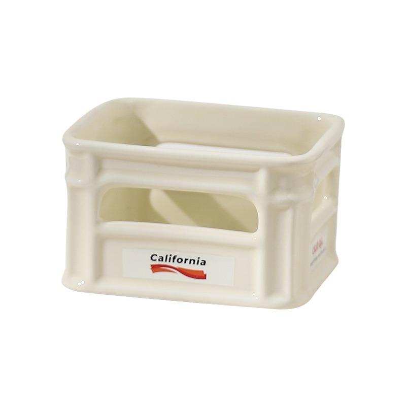 2025 New Creative Ceramic Snack Bowl Living Room Home Fruit Bowl Cafe Snack Basket Popcorn French Fries Bowl