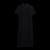 HECO Women's New Chinese Style Acetate Knit Slit Short-Sleeve T-Shirt