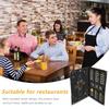 2 Pcs Recipe Folder Kitchen Menu Binder Clear Pvc Cover Loose Leaf Book Note Holder Card Keeper Desk Accessories Ganizer