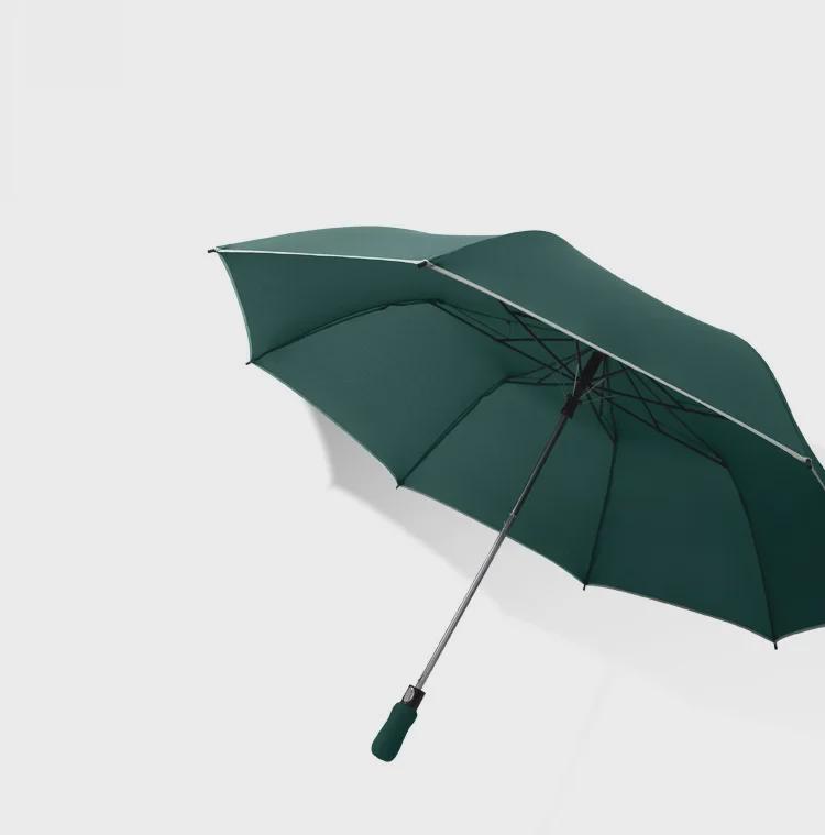 Umbrelă de golf 2021 rezistentă la intemperii, culoare solidă: Automat, Dublu, Logo Personalizat pentru Afacere