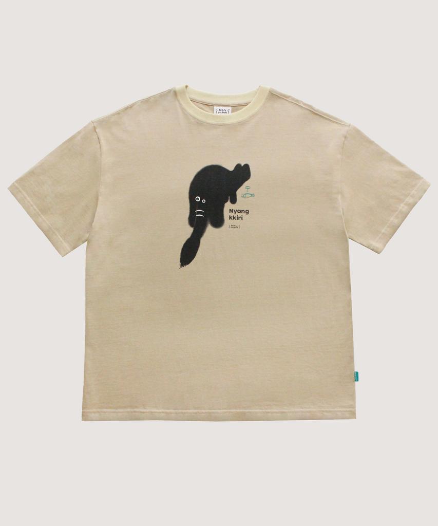BONATSPALETTE Bp Kitty T-Shirt_Khaki Beige