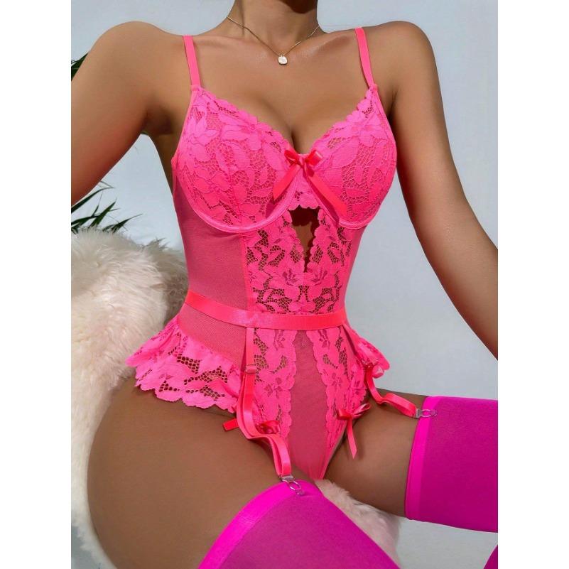Sexi Babydoll Lace Bra And Panty Set Sex Erotic Costumes Lingerie Set Dress Porn Sexy Lingerie Underwear Set For Women