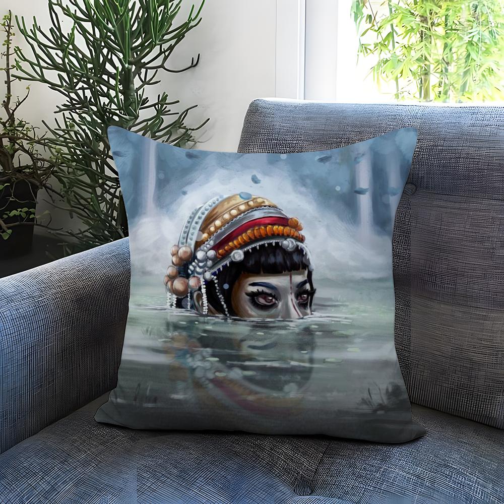 Love Death & Robots Cushion Cover Comfortable Reversible Pillow Cover Ideal for Car Sofa Bedroom & Beyond