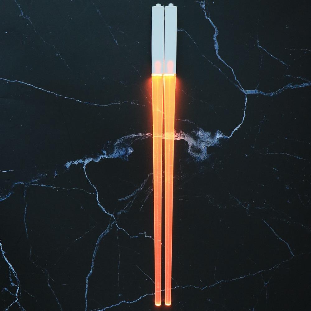Flashing Light LED Light Up Chopsticks Multicolor Light Sticks Gifts Light Up Sticks Party