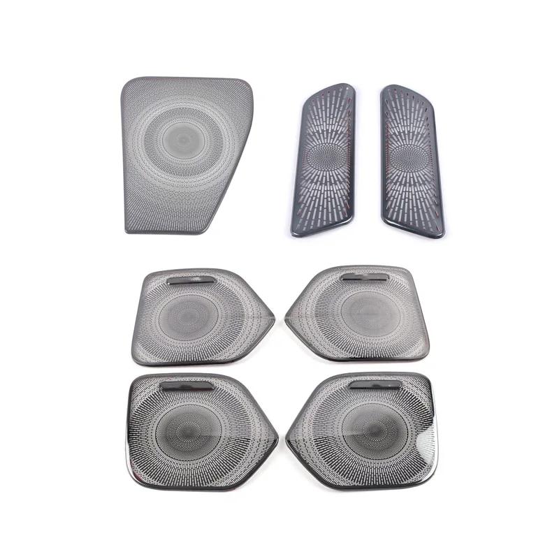 For Lincoln Corsair   Interior Speaker Cover Car Side Door Stereo Audio Sound Frame Decoration Sticker Car Accessories