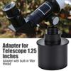 Photography Adapter Ring for Telescope 1.25in Thread for Taking Video Capture