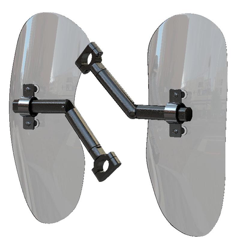 Motorcycle Suzuki DL250 Windshield & Knee Pad Deflector