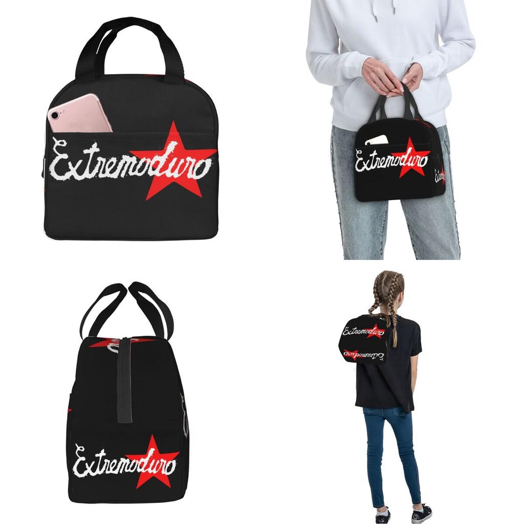 Extremoduro Album Rock Band Thermal Insulated Lunch Bag for Office Portable Food Bag Thermal Cooler Lunch Boxes