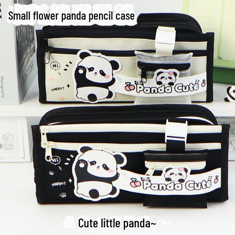 Panda Multi-Layer Large Capacity Pencil Case for Kids