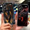 For Xiaomi Redmi Note 13 Pro Plus 5G Phone Case Redmi Note13 13 Pro 13 Pro+ 5G Elegant Floral Cat Soft Silicone Clear TPU Cases