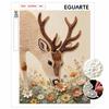 Deer Pearl Kit 5D DIY Round Rhinestone Art Craft for Adults Home Wall Decoration Beginner Friendly Frameless Design Kit