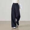 ESE-Y Women's Lyocell Cotton Raw Hem Wide-Leg Pants
