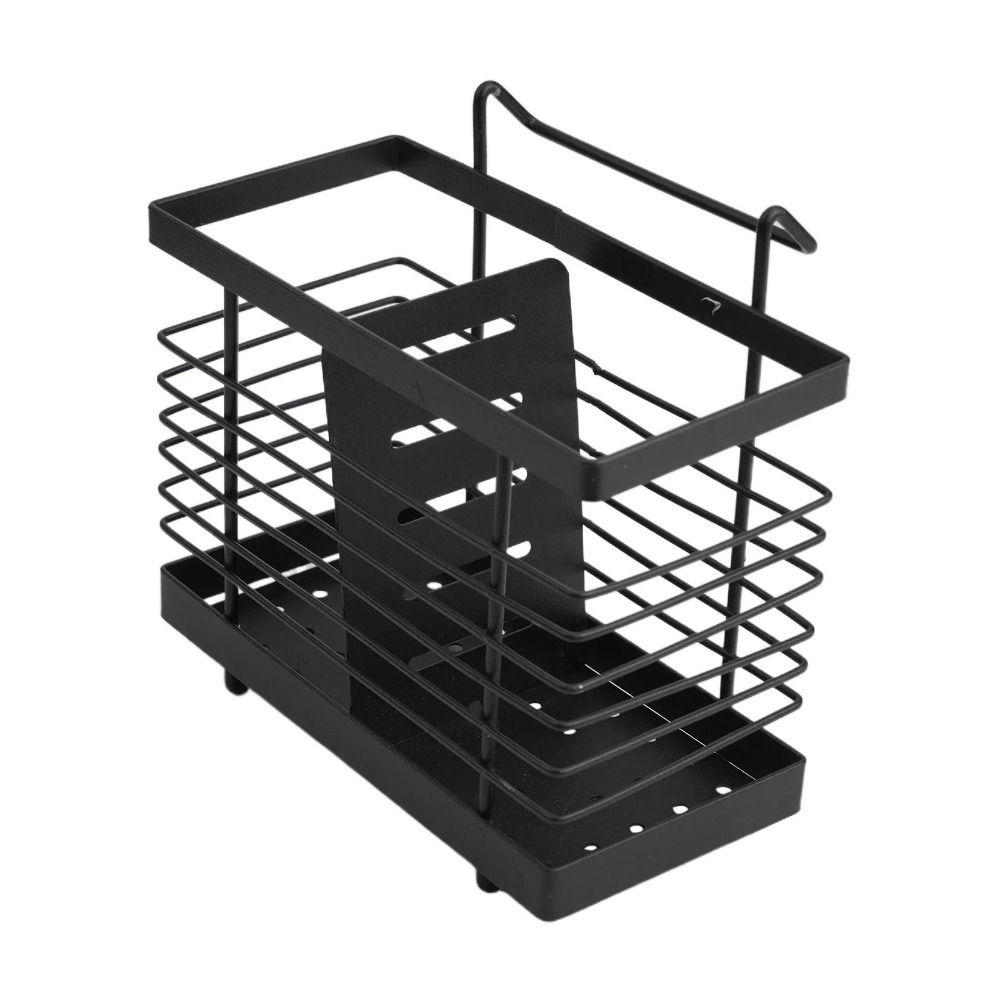 Lehký box na hůlky Nerezový košík na odkapávání příborů Držák na příbory pro domácnost