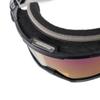 Komine Motorcycle Goggles Compatible with Glasses UV Protection Black Mirror Free 99% HK-501