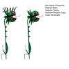 Durable Weather Resistant Sculptures Venus Flytrap Garden Stake, Metal Carnivorous Plant Yard Decor, Weird Gothic Halloween Outdoor Decorations