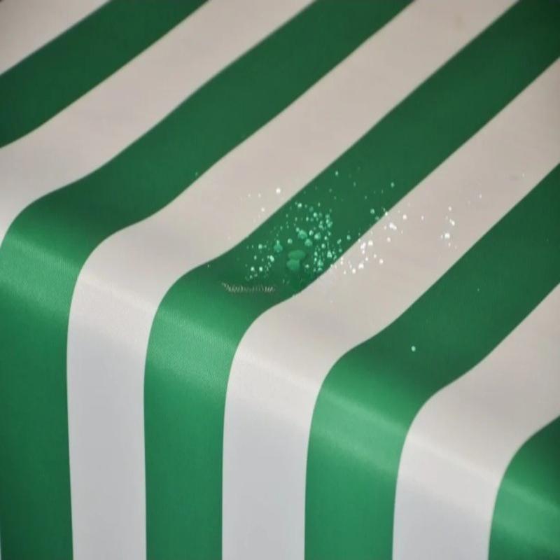 

420D Striped Printed Oxford Cloth Waterproof PU Coating Fabric for DIY Umbrella Tent Folding Chair Backpack Outdoor Sofa Cushion 100x150cm