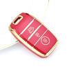 For Kia Sportage Sorento K2 K3 K4 K5 Ceed Cerato Rio QL Car Soft TPU 3Button Key Cover Case Bag Shell Fob Keyless Protector