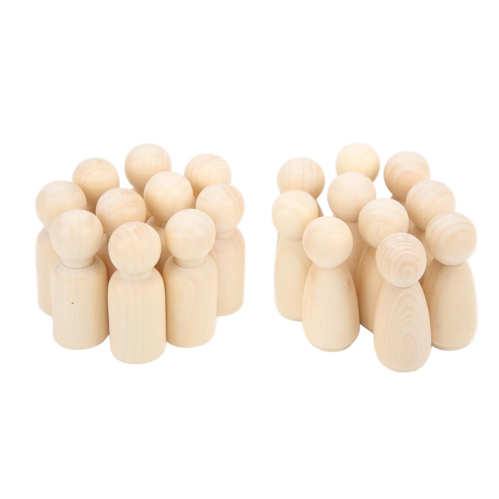 

20 шт. Деревянные прищепки 55 мм Сделай сам Ручная работа Маленькие Привлекательные Необработанные Поделки Кукла для Украшений