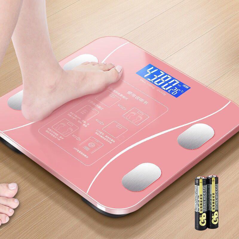 Smart Bluetooth Body Fat Scale - High Precision Rechargeable Electronic Weight Scale for Home Use