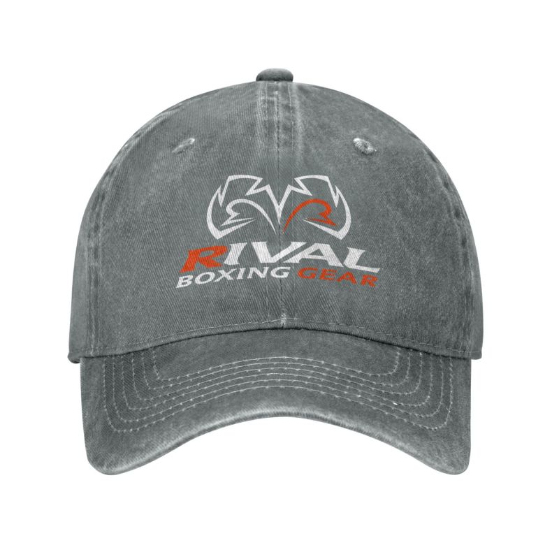 Rival Boxing Corpo Print Baseball Caps Distressed Washed Sun Visor Protection Cap Unisex Outdoor Summer Adjustable Snapback Hat