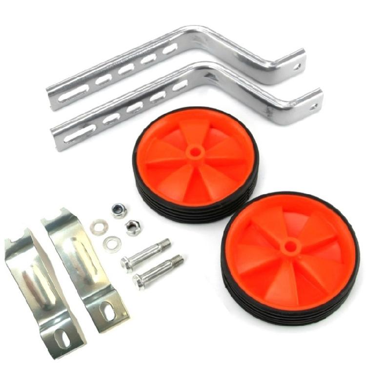 Kids Bicycles Training Wheels Auxiliary Wheel Replacement For 12 To 20Inch Bikes Improve Stabilizers With Metal Brackets