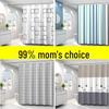 LIEI Waterproof Shower Curtain Set