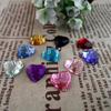 Acrylic Mesh Heart-Shaped Rhinestones for DIY Jewelry