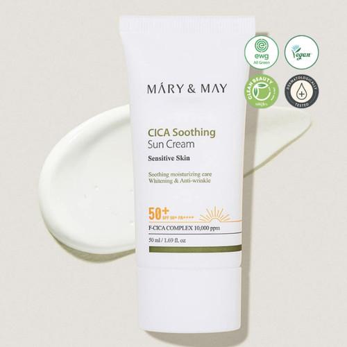 MARY&MAY Vegan Cica Soothing Sun Cream 50ml