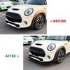 Frontstoßstange Spoilerlippe Splitter Separator für Mini Cooper S JCW F55 F56 F57 2014-2021