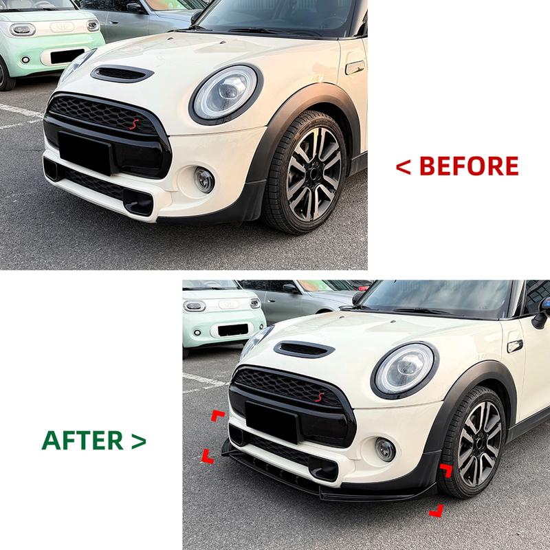Frontstoßstange Spoilerlippe Splitter Separator für Mini Cooper S JCW F55 F56 F57 2014-2021