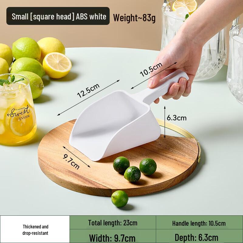 Durable Plastic Food & Ice Scoop