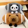 Simulation Capybara Plush Doll Fluffy Capibara Fluffty Doll Capybara Plush Toy  Christmas Toy