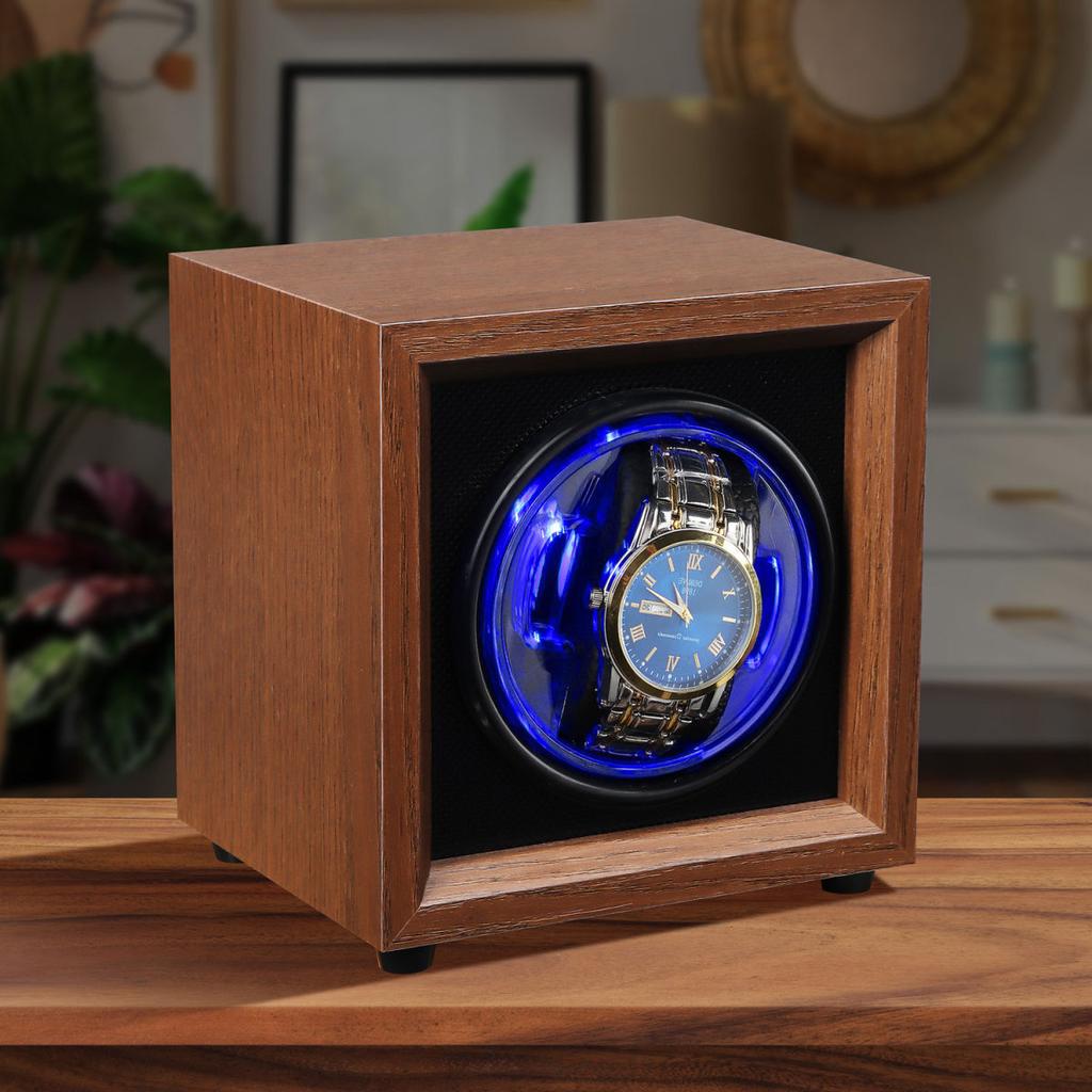 Black walnut single table vertical automatic mechanical watch watch shaker electric watch box meter shaker unisex
