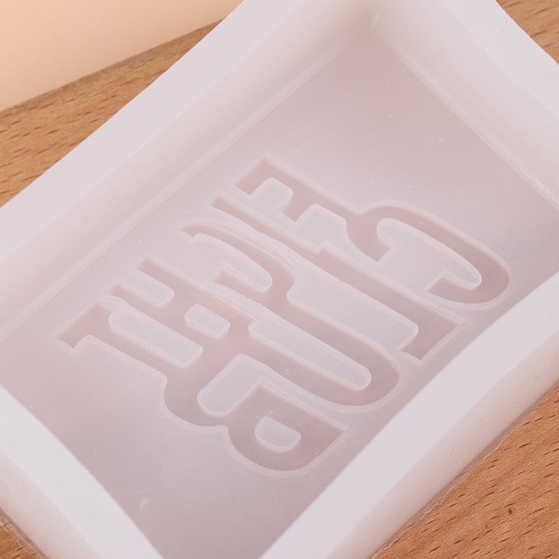 Fight Club Soap Silicone Mold Rectangle Bath Bomb Lotion Bar Making Supplies Moule Savon Molde Jabon Cake Loaf Pan Accessories