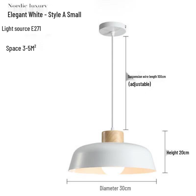 Nordic Minimalist Macaron Pendant Lamp