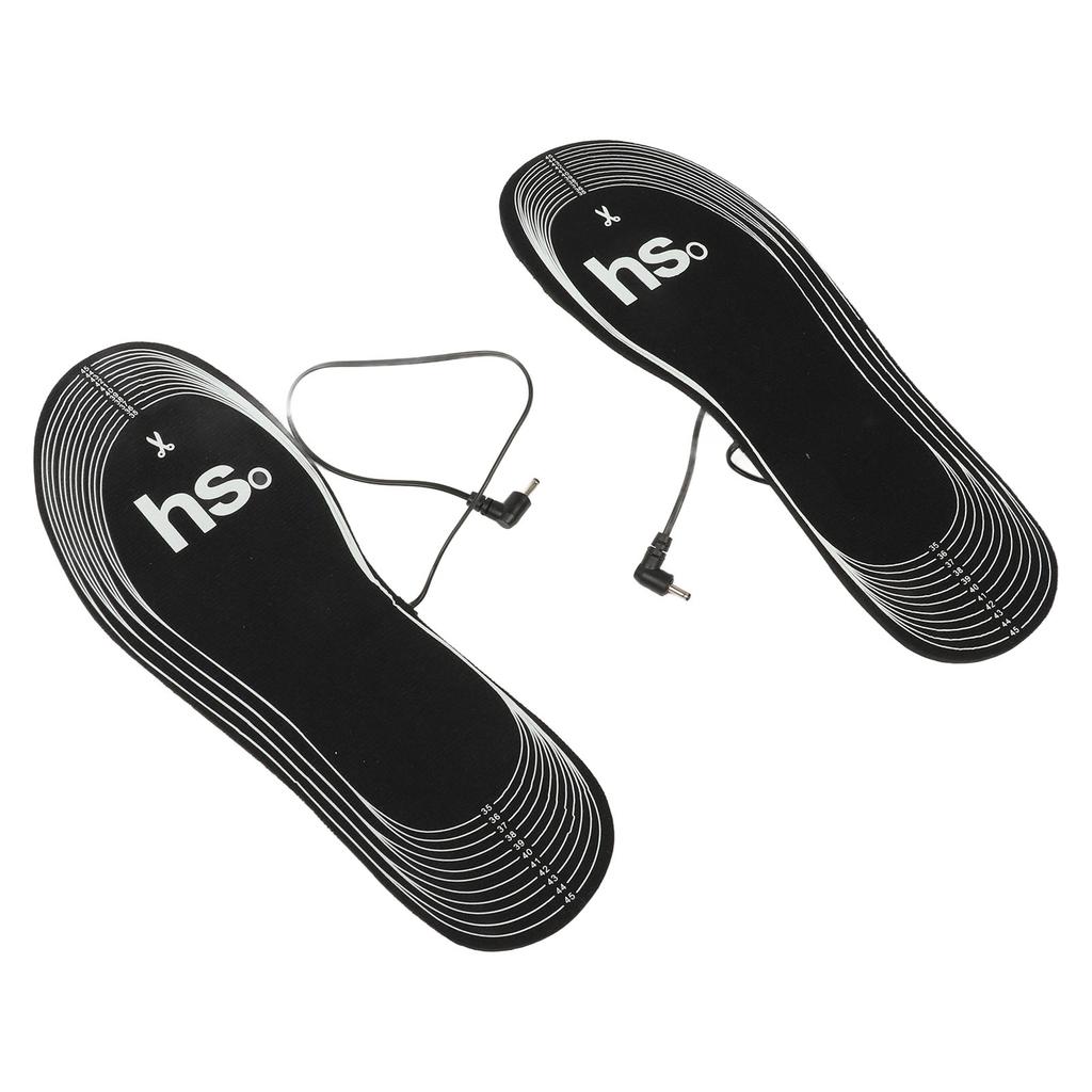 1 Par Palmilhas Aquecidas Palmilhas Elétricas 4.5V Alimentadas por Bateria Inserção Térmica de Fibra de Carbono Macia Pé