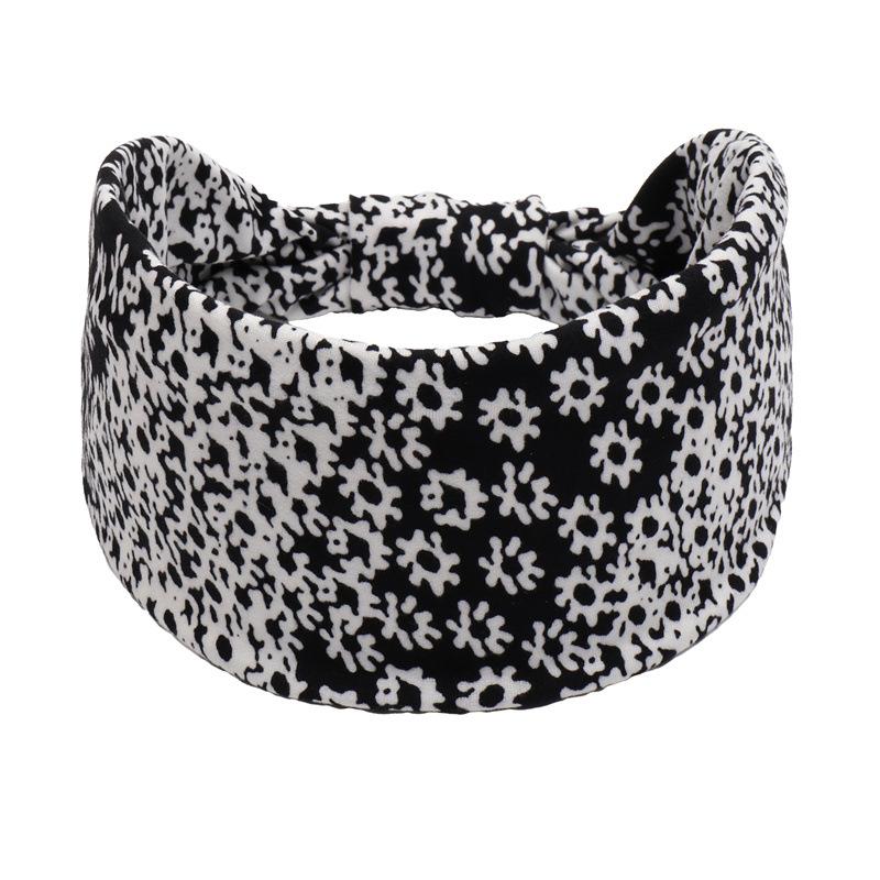 Bohemian Cashew Yoga Übung Stirnband Anti Schweiß und Feuchtigkeit Absorbieren Elastische Baumwolle Stirnband Knoten Stirnband