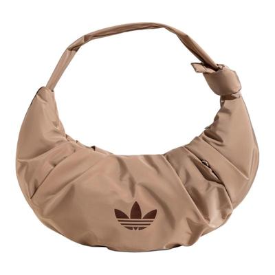 Originals Poliéster Reciclado Bolsa Croissant Bolsa Nuvem Bolsa de Ombro Tubas Feminina Areia Quente Adidas KA9272