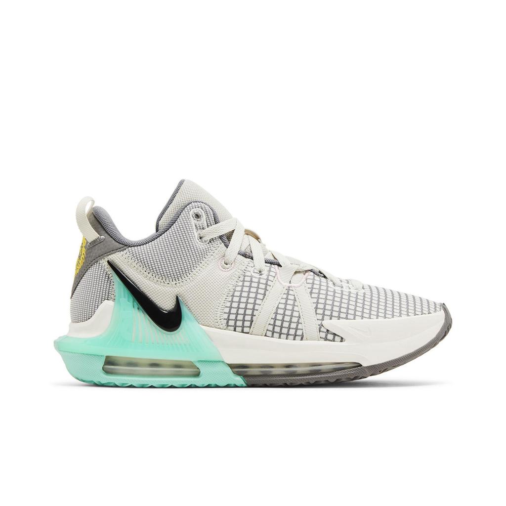 Nike LeBron Witness 7 EP 'Flat Pewter Mint' (Unisex) Light Bone / Phantom / Flat Pewter / Black Basketball Shoes DM1122 006