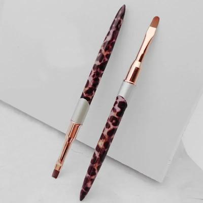 Leopard Nail Art Liner Pinsel 3D Tipps Linie Streifen DIY Zeichenstift Acryl UV Gel Polnisch Pinsel Malstift Gebäude Punktierung Zeichenwerkzeug Nagel Zubehör