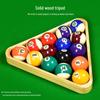 Wooden Chinese Eight Ball Billiards Triangle Rack