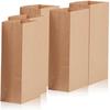100 X Brown Paper Bags, Large Kraft Paper Bags With Bottom, Gift Bags For