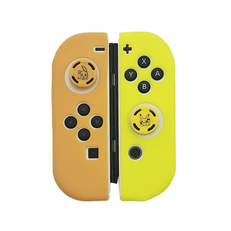 

For Switch Controller Case For Ns Joycon Cover Skin Replacement Handle Silicone Case With Thumb Grip For Nintendo Switch