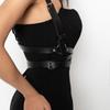 European & American Women's Sexy Gothic Leather Bondage Waist Seal Fashion Accessory