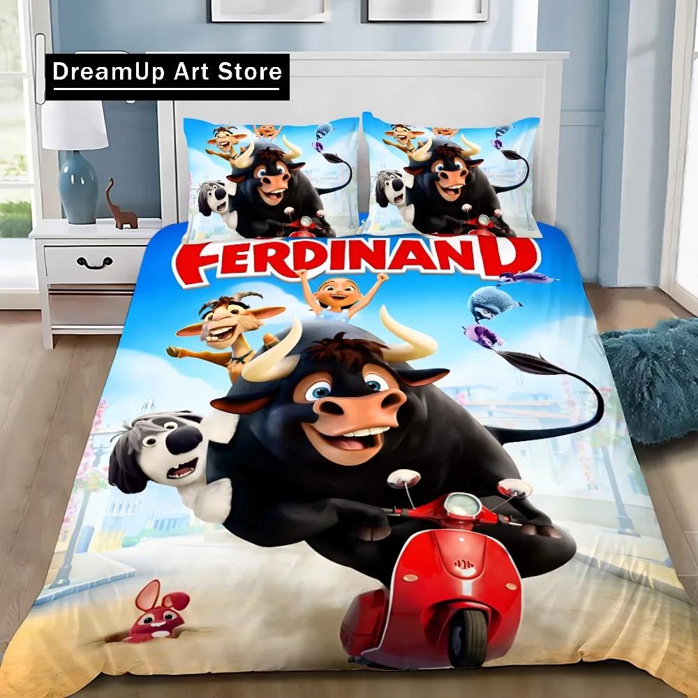 Cute Animal F-Ferdinand Printed Bedding Set Boys Girls Twin Queen King Size Duvet Cover Pillowcase Bed boys Adult Birthday Gifs