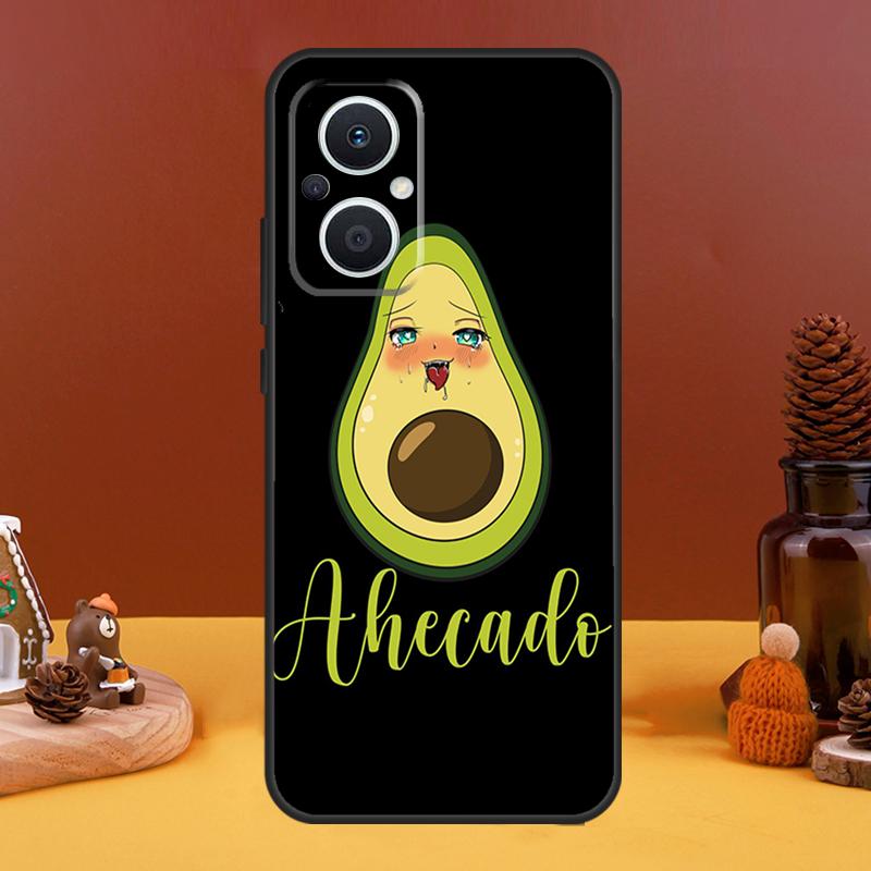 Funny Cartoon Avocado Case For OPPO Reno 8T 4Z 5Z 10 Pro 11 F 4 5 6 7 8 Lite OPPO Find X5 X6 Pro X2 X3 Lite Cover