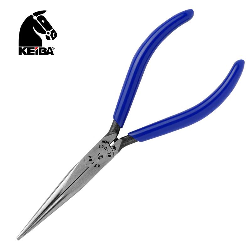 KEIBA 6-inch Smooth Extra Long Nose Pliers