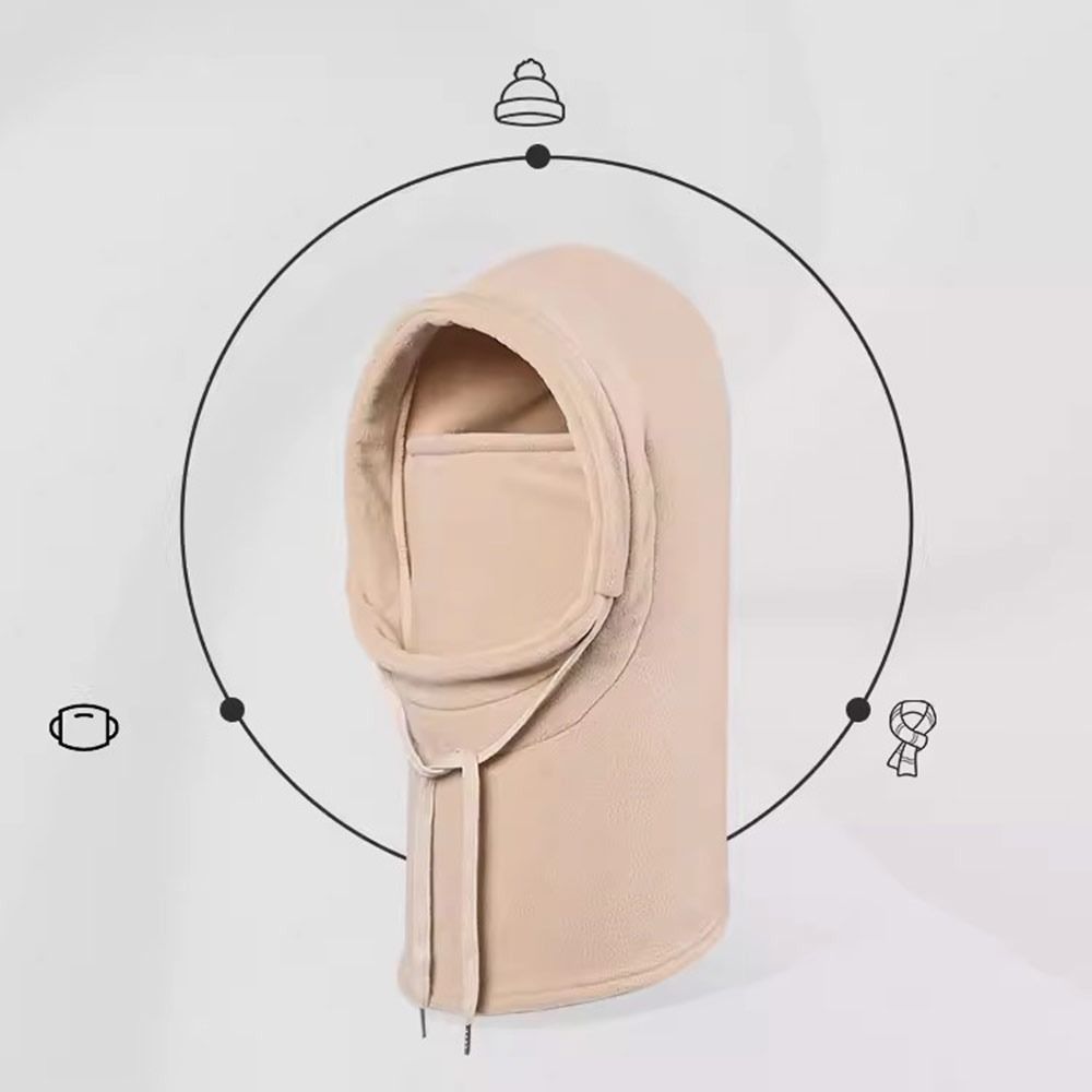 Neck Warmer Ear Protection Hat Windproof Hat Scarf Set Fashion Hooded Face Mask Outdoor